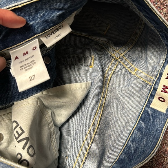 AMO loverboy jeans in loved - Picture 4 of 9